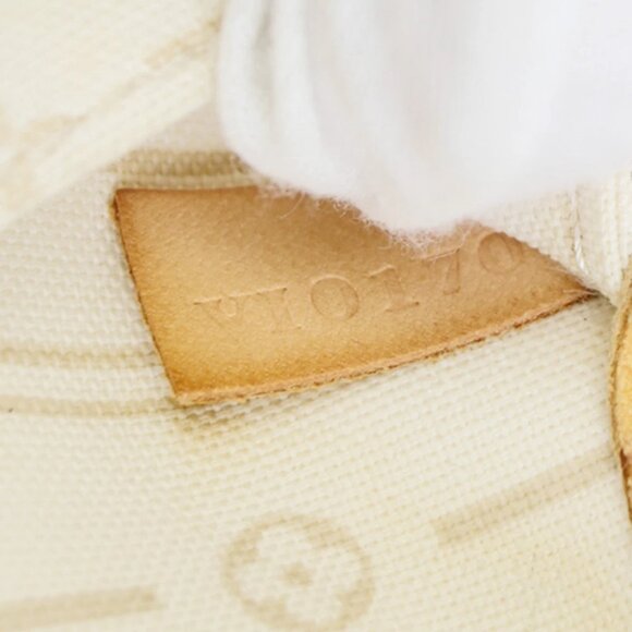 LOUIS VUITTON Neverfull PM Shoulder Tote Bag Damier Azur Leather N51110 74YG880 - Picture 13 of 16